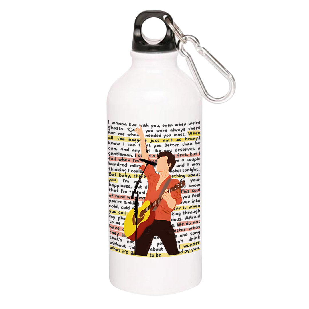 shawn mendes mendes in melodies sipper steel water bottle flask gym shaker music band buy online india the banyan tee tbt men women girls boys unisex  