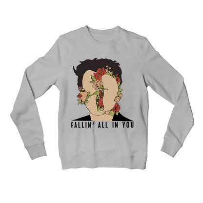 shawn mendes fallin' all in you sweatshirt upper winterwear music band buy online india the banyan tee tbt men women girls boys unisex gray