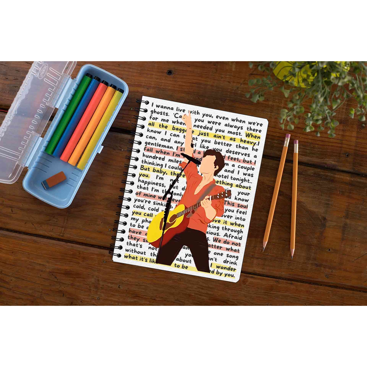 shawn mendes mendes in melodies notebook notepad diary buy online india the banyan tee tbt unruled 