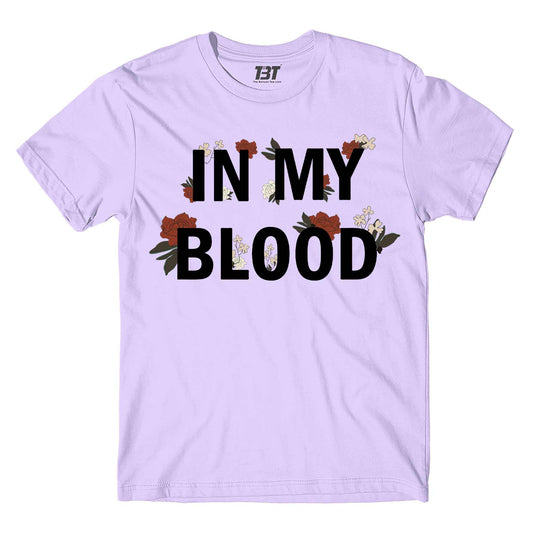 shawn mendes in my blood t-shirt music band buy online india the banyan tee tbt men women girls boys unisex white