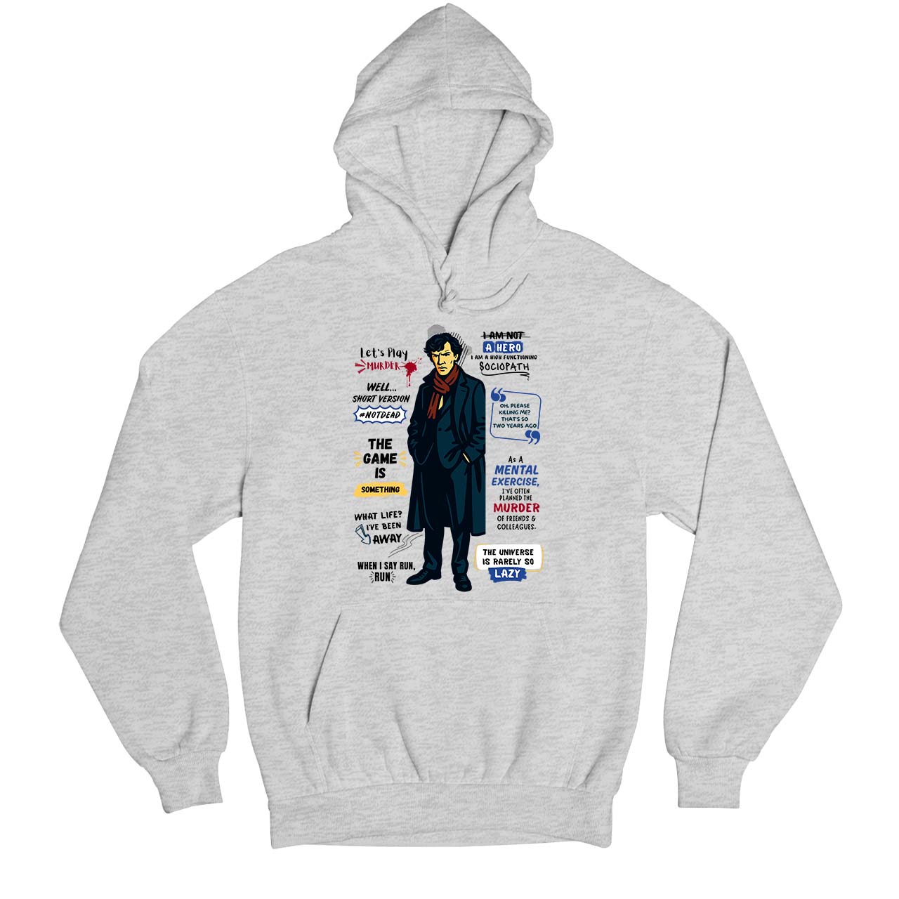 Sherlock Hoodie - Mind Palace Hoodie Hooded Sweatshirt The Banyan Tee TBT
