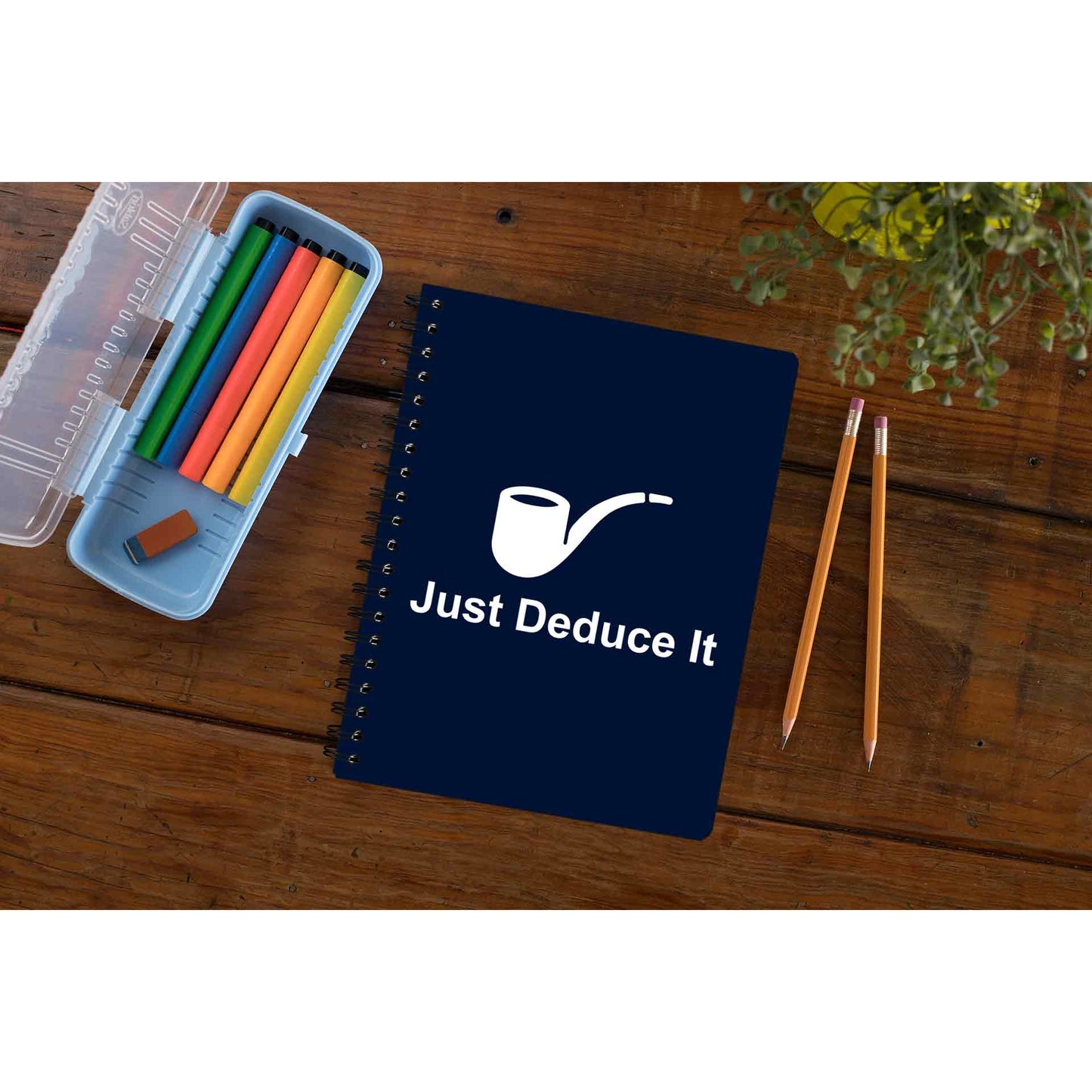 Sherlock Notebook - Just Deduce It The Banyan Tee TBT