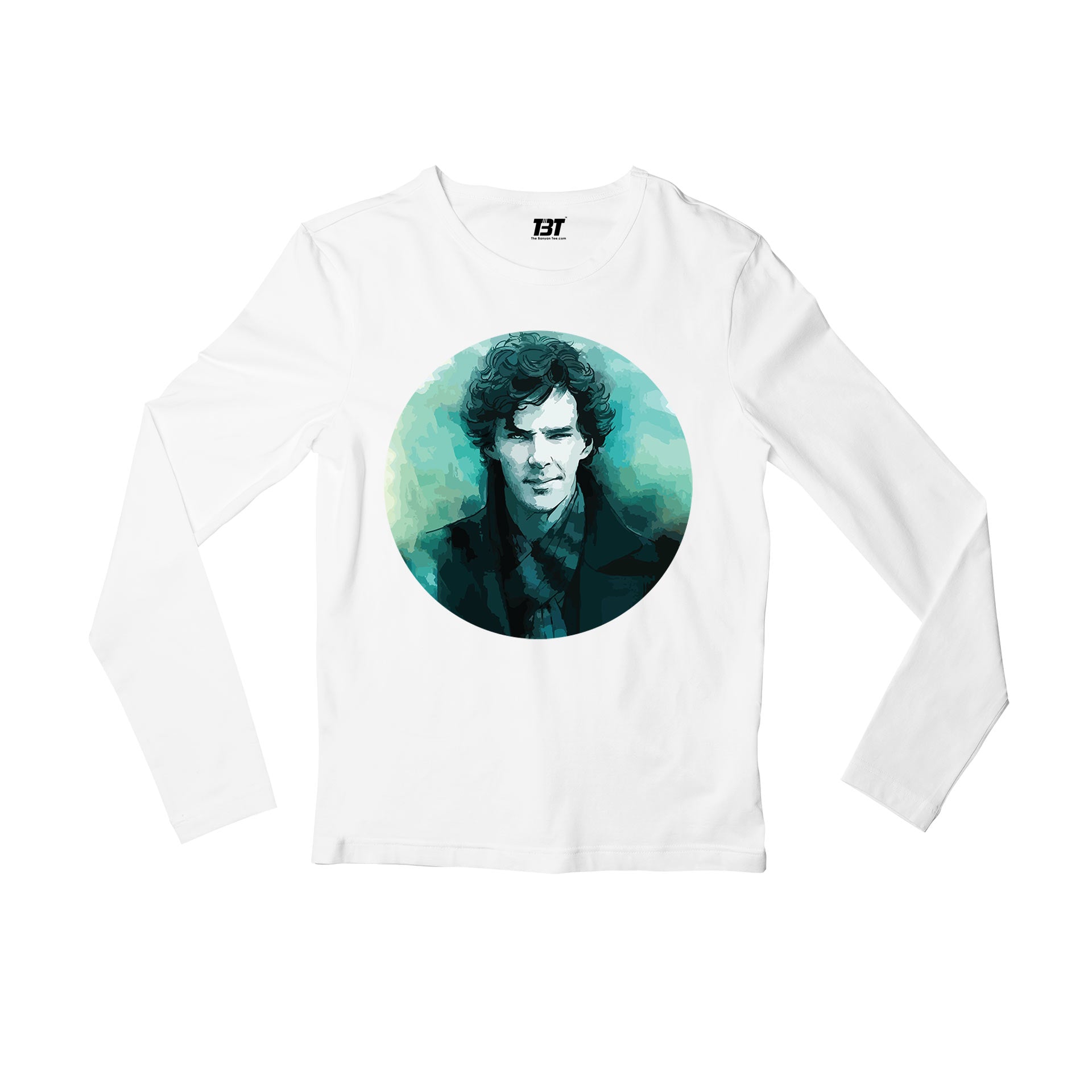 Sherlock Full Sleeves T-shirt - Benedict Cumberbatch Full Sleeves T-shirt The Banyan Tee TBT