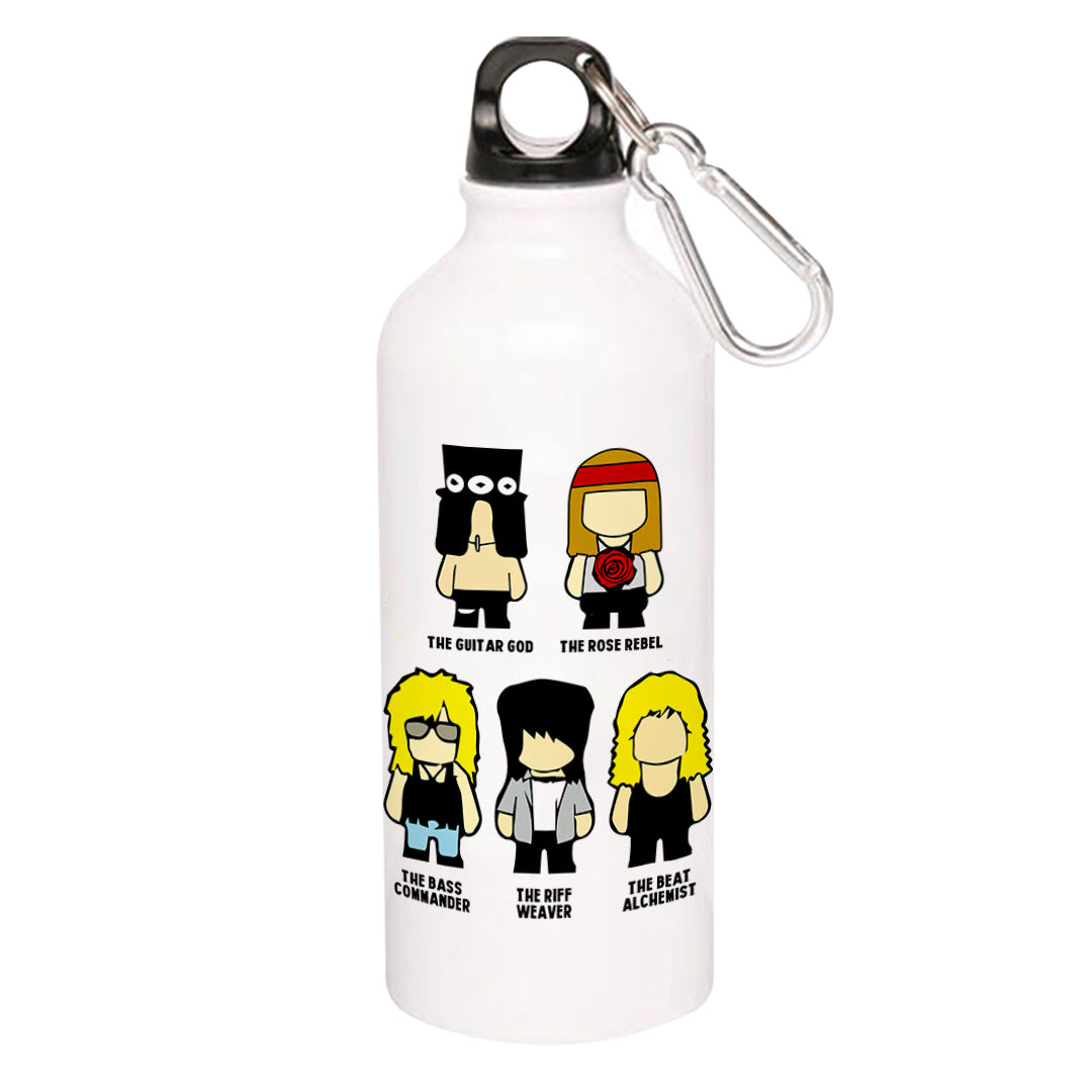 guns n' roses toon rebels sipper steel water bottle flask gym shaker music band buy online india the banyan tee tbt men women girls boys unisex  