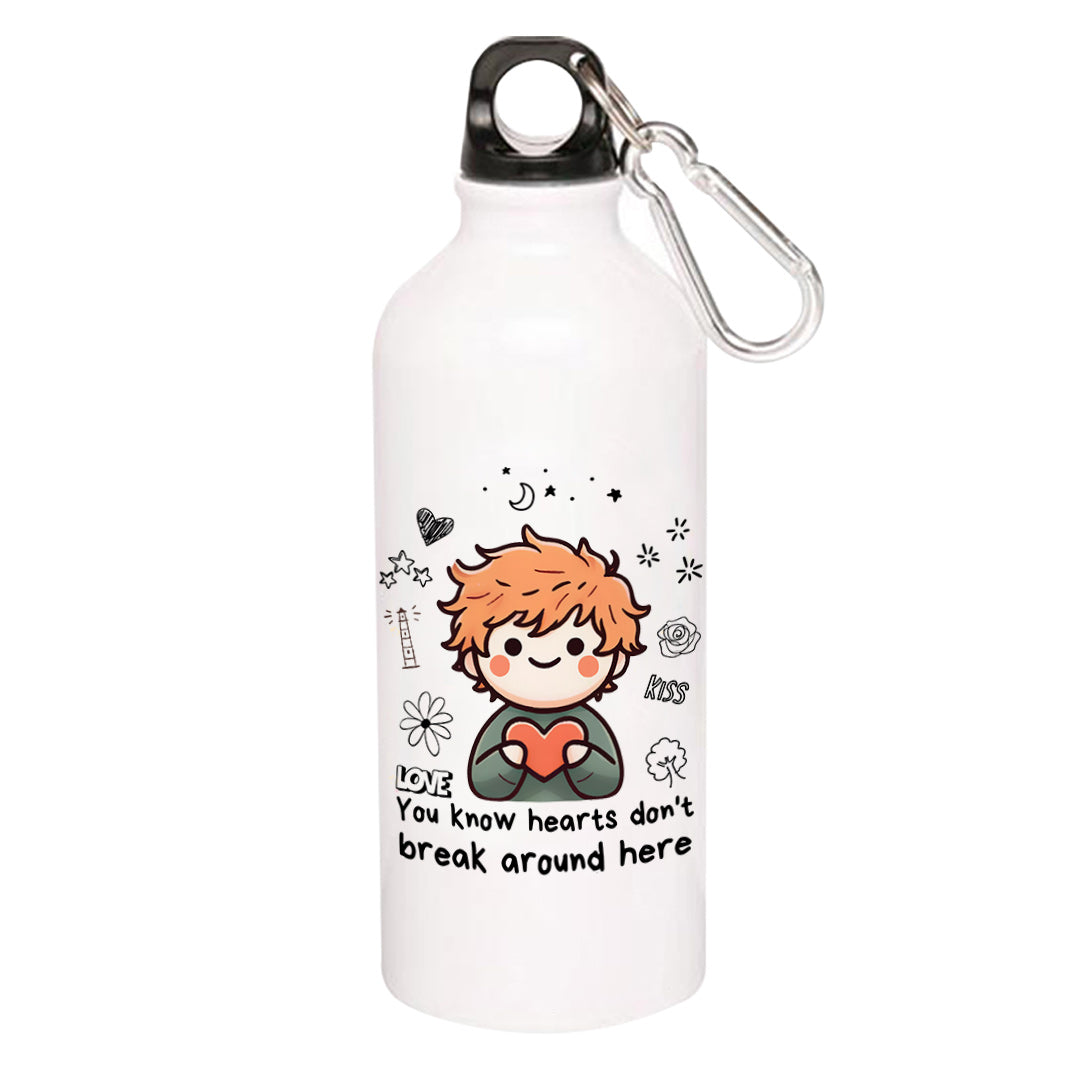 ed sheeran hearts don't break around here sipper steel water bottle flask gym shaker music band buy online india the banyan tee tbt men women girls boys unisex