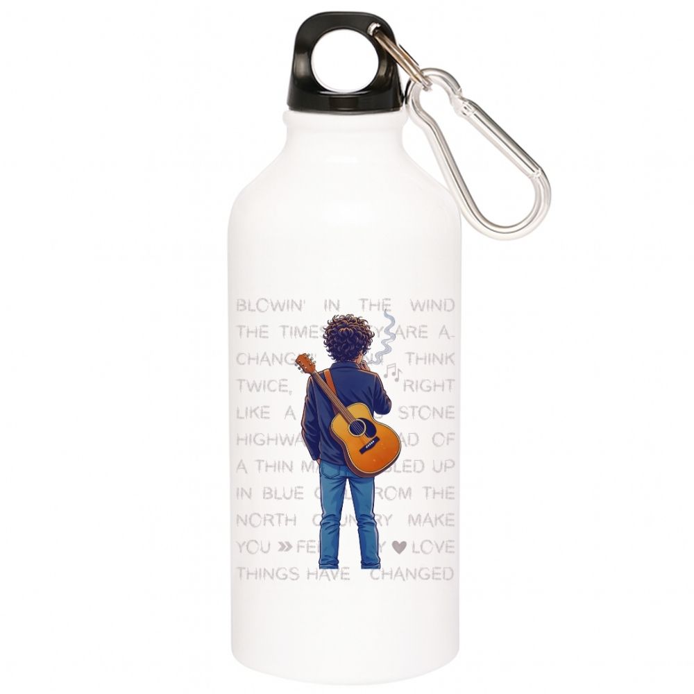 bob dylan dylanite sipper steel water bottle flask gym shaker music band buy online india the banyan tee tbt men women girls boys unisex  