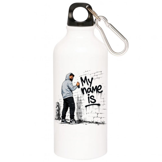 eminem my name is sipper steel water bottle flask gym shaker music band buy online india the banyan tee tbt men women girls boys unisex  