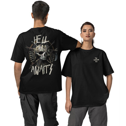Slayer Oversized T shirt - Hell Awaits