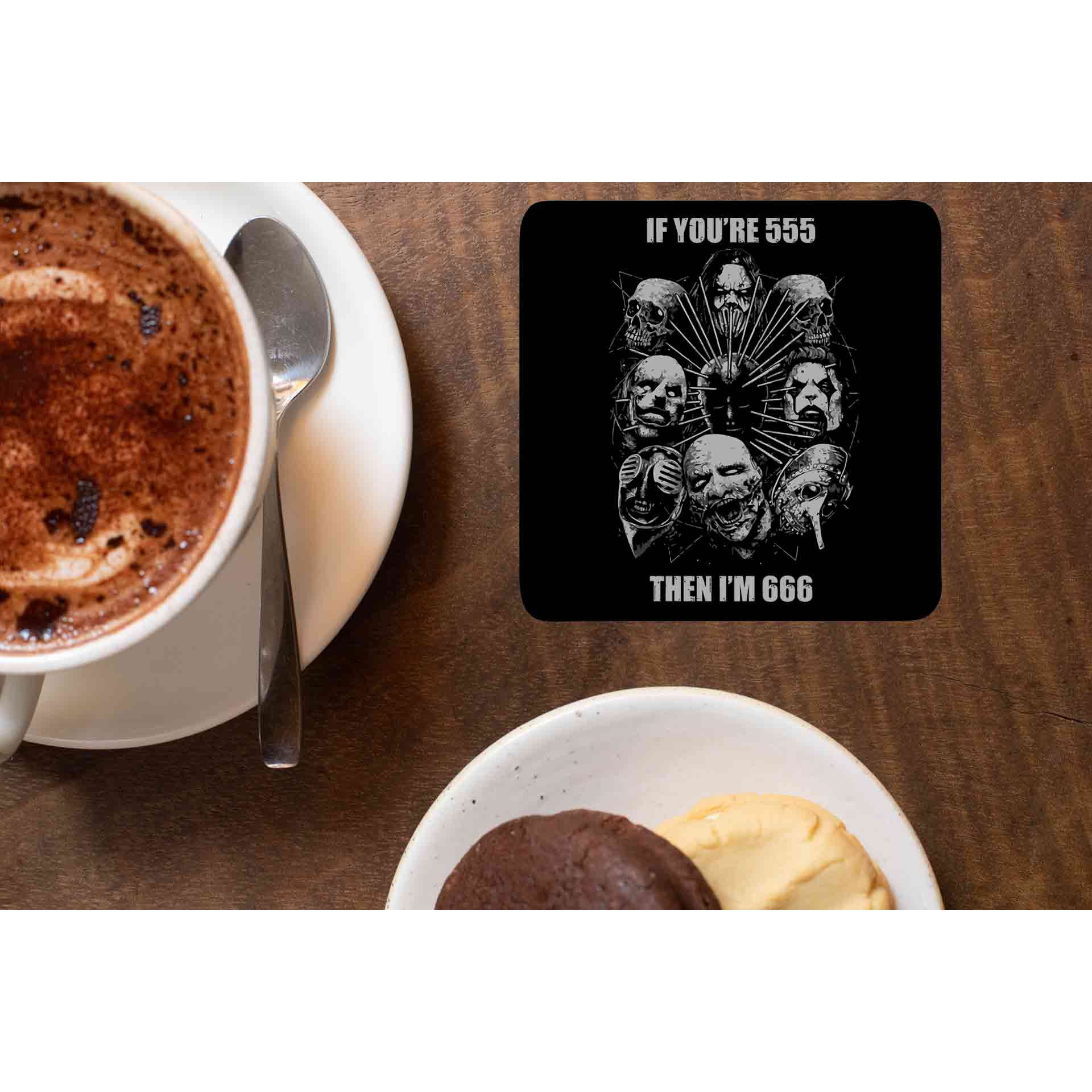 slipknot the heretic anthem coasters wooden table cups indian music band buy online india the banyan tee tbt men women girls boys unisex