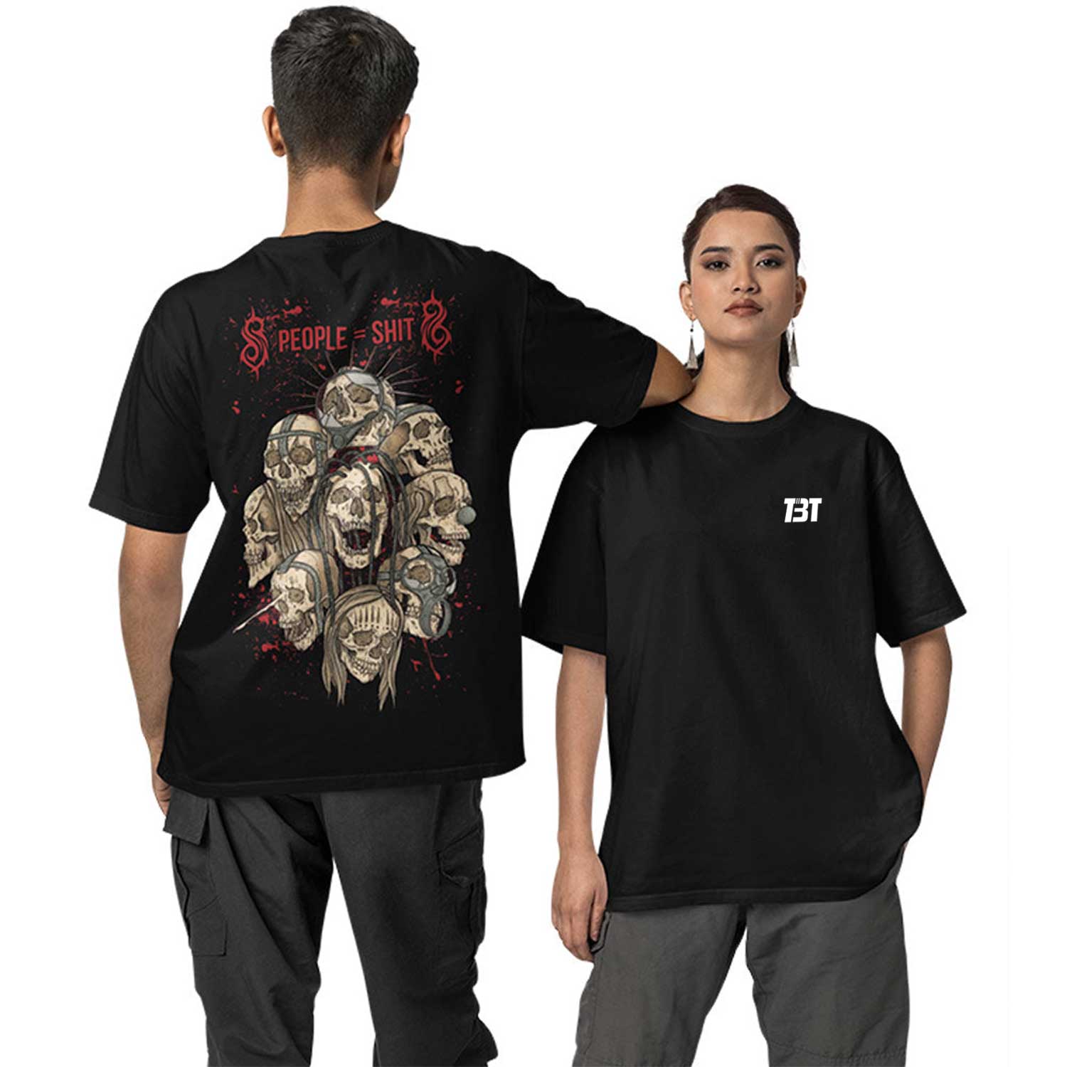 Buy Slipknot Oversized T shirt - People Equal To Shit – The Banyan Tee