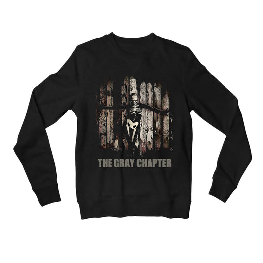 slipknot the gray chapter sweatshirt upper winterwear music band buy online india the banyan tee tbt men women girls boys unisex black