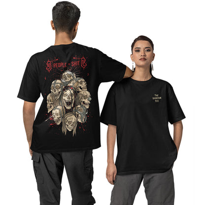 Slipknot Oversized T shirt - People Equal To Shit