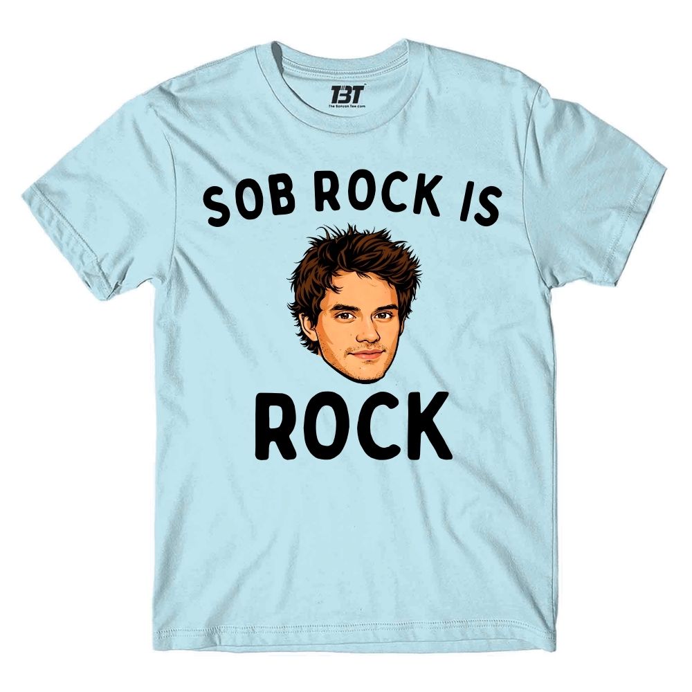 John Mayer Sob Rock Is Rock t-shirt music band buy online india the banyan tee tbt men women girls boys unisex black