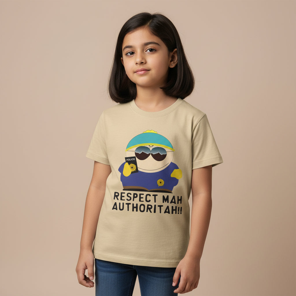 south park respect mah authoritah t-shirt tv & movies buy online india the banyan tee tbt men women girls boys unisex beige south park kenny cartman stan kyle cartoon character illustration