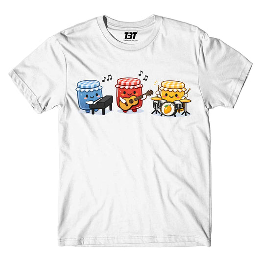 printed graphic spread the jam t-shirt printed graphic stylish buy online india the banyan tee tbt men women girls boys unisex white