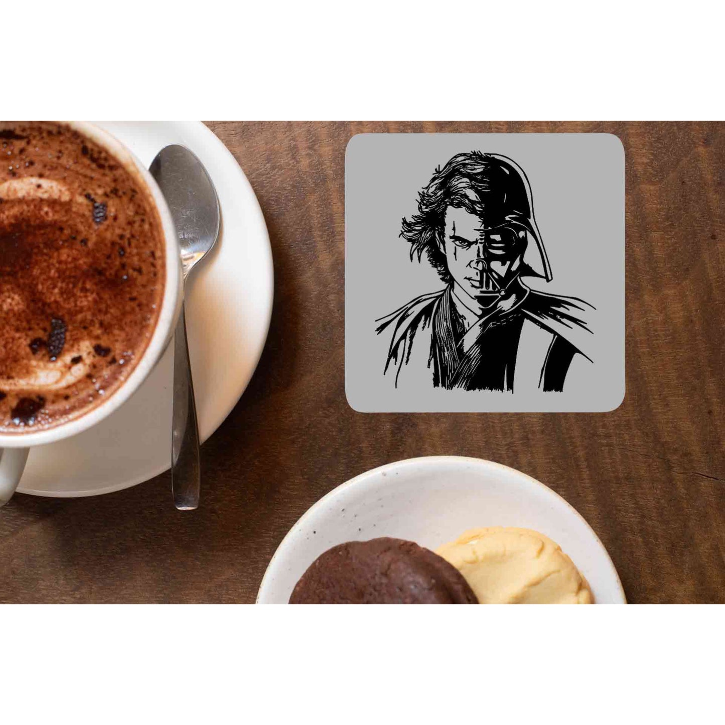 star wars anakin & darth vader coasters wooden table cups indian tv & movies buy online india the banyan tee tbt men women girls boys unisex