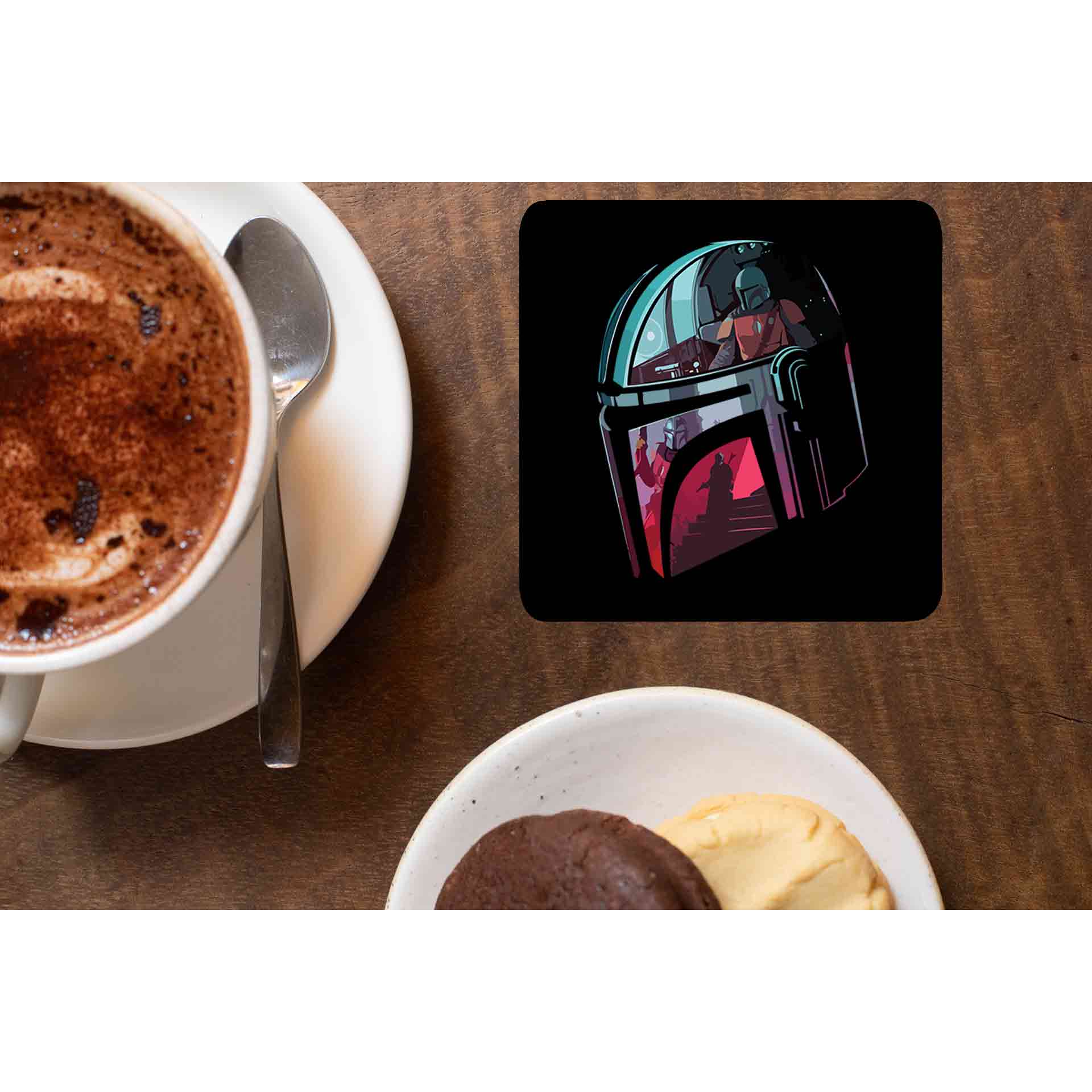 star wars mandalorian coasters wooden table cups indian tv & movies buy online india the banyan tee tbt men women girls boys unisex