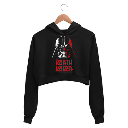 star wars darth vader crop hoodie hooded sweatshirt upper winterwear tv & movies buy online india the banyan tee tbt men women girls boys unisex black