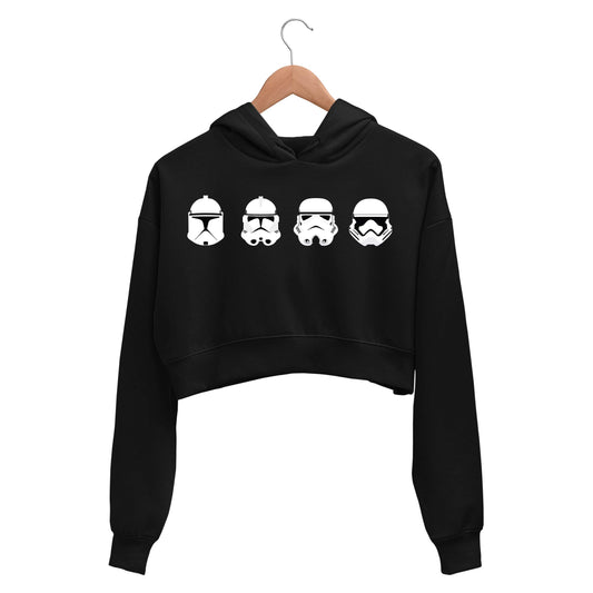 star wars war helmets crop hoodie hooded sweatshirt upper winterwear tv & movies buy online india the banyan tee tbt men women girls boys unisex black