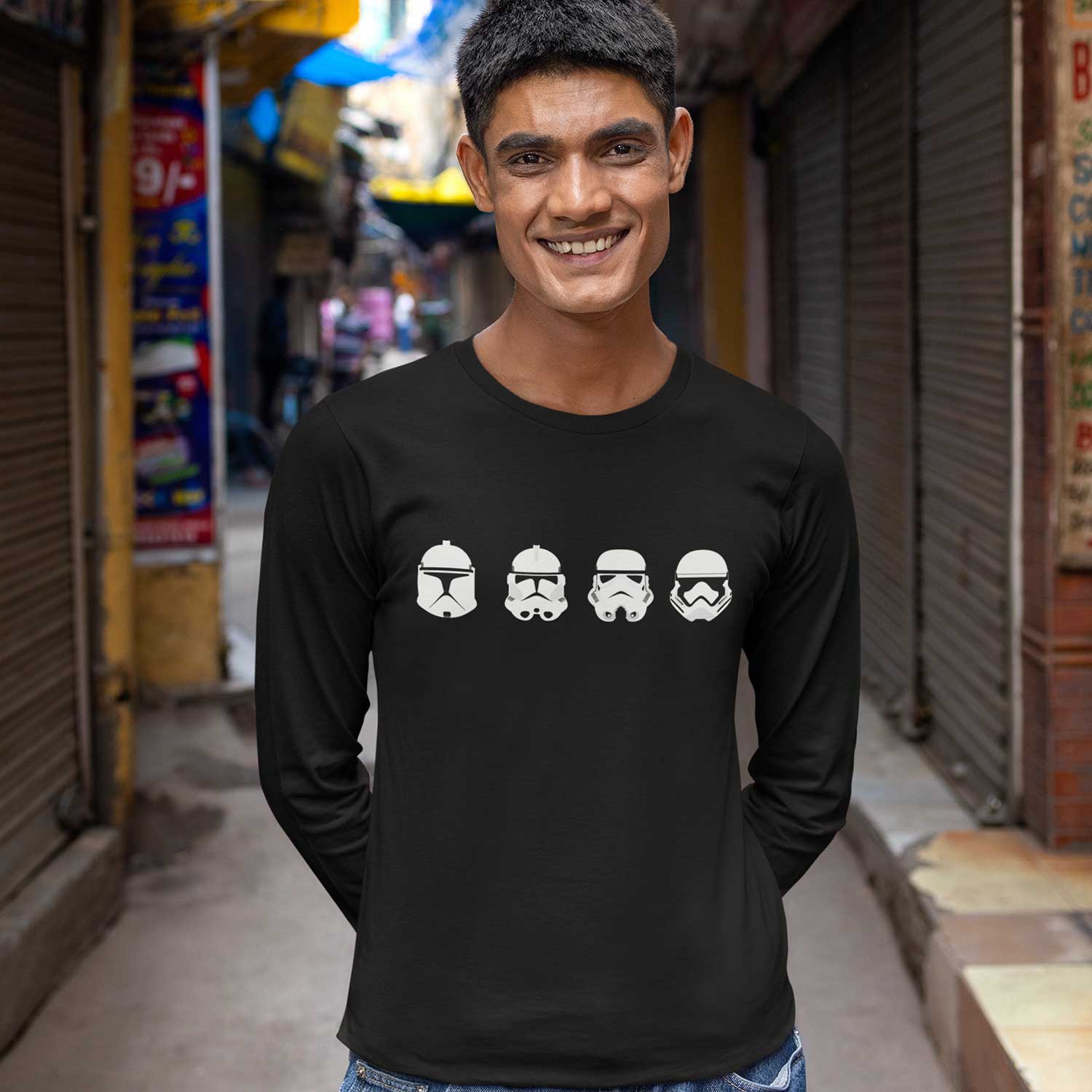 star wars war helmets full sleeves long sleeves tv & movies buy online india the banyan tee tbt men women girls boys unisex navy