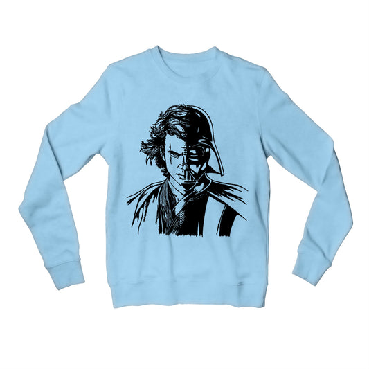 star wars anakin & darth vader sweatshirt upper winterwear tv & movies buy online india the banyan tee tbt men women girls boys unisex gray