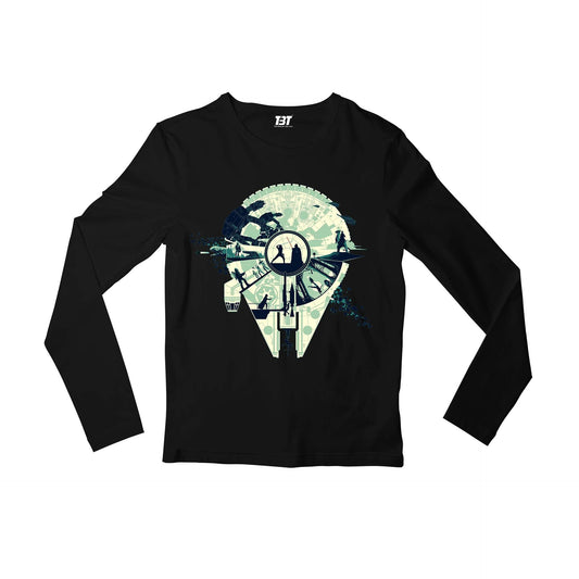 star wars luke vs. vader full sleeves long sleeves tv & movies buy online india the banyan tee tbt men women girls boys unisex black