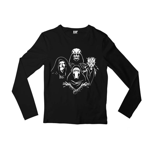 star wars darthemian rhapsody full sleeves long sleeves tv & movies buy online india the banyan tee tbt men women girls boys unisex black darth vader