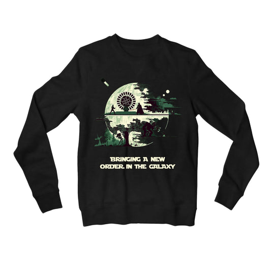 star wars a new order in the galaxy sweatshirt upper winterwear tv & movies buy online india the banyan tee tbt men women girls boys unisex black