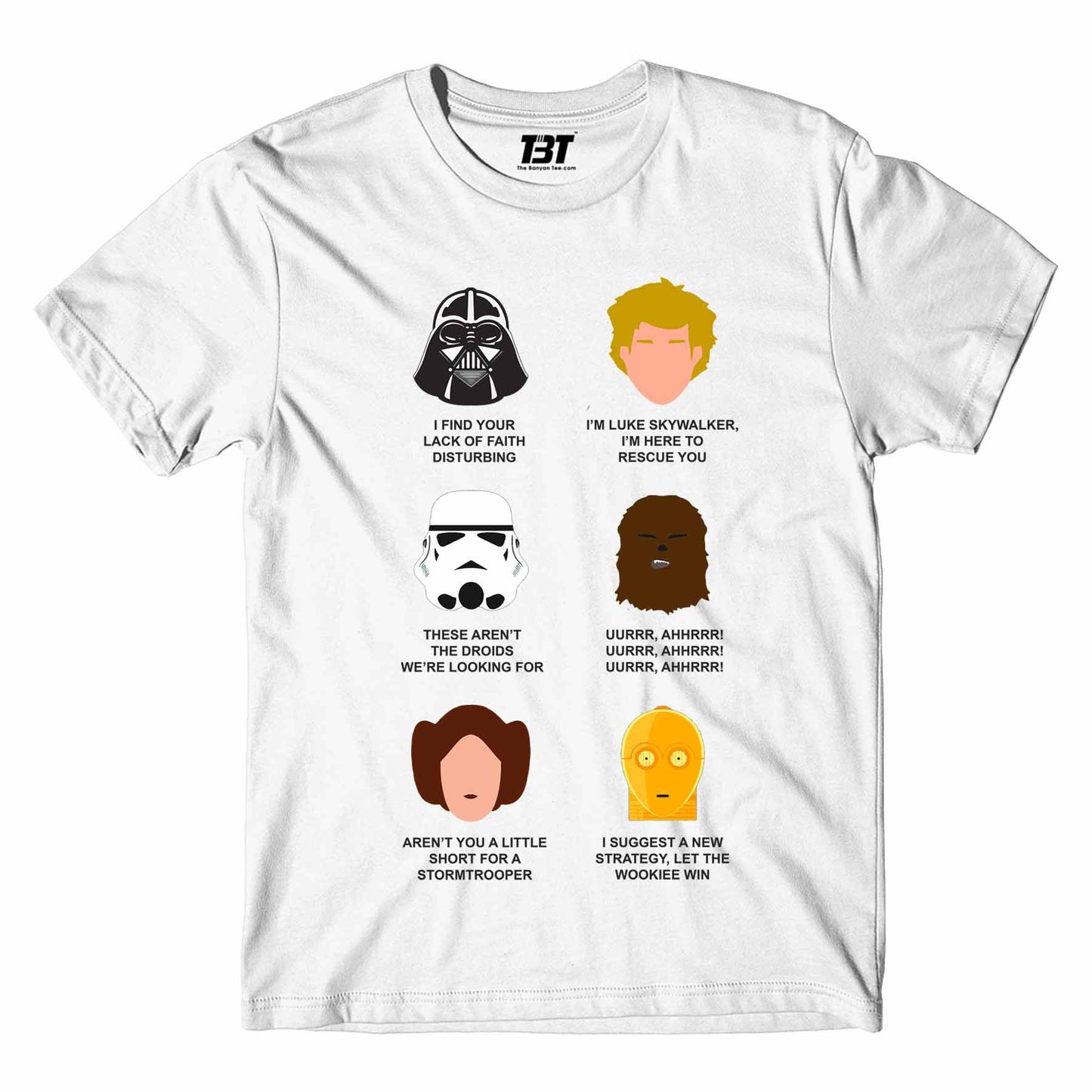 star wars who said what t-shirt tv & movies buy online india the banyan tee tbt men women girls boys unisex white dialogues