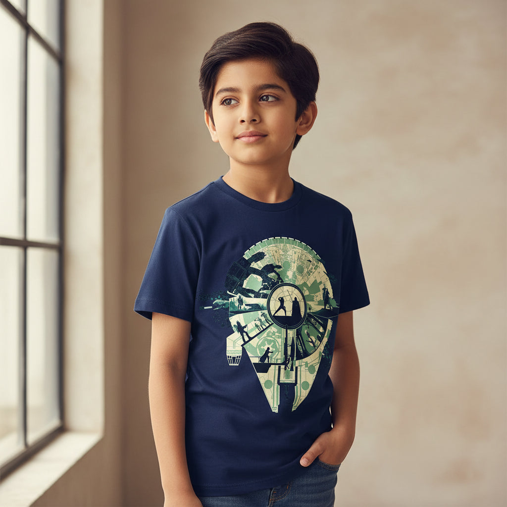 star wars luke vs. vader t-shirt tv & movies buy online india the banyan tee tbt men women girls boys unisex navy