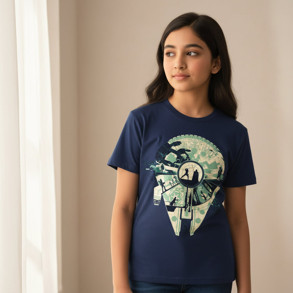 star wars luke vs. vader t-shirt tv & movies buy online india the banyan tee tbt men women girls boys unisex navy