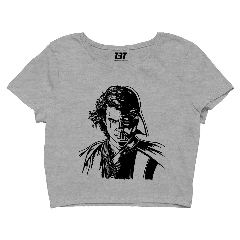 star wars anakin & darth vader crop top tv & movies buy online india the banyan tee tbt men women girls boys unisex gray