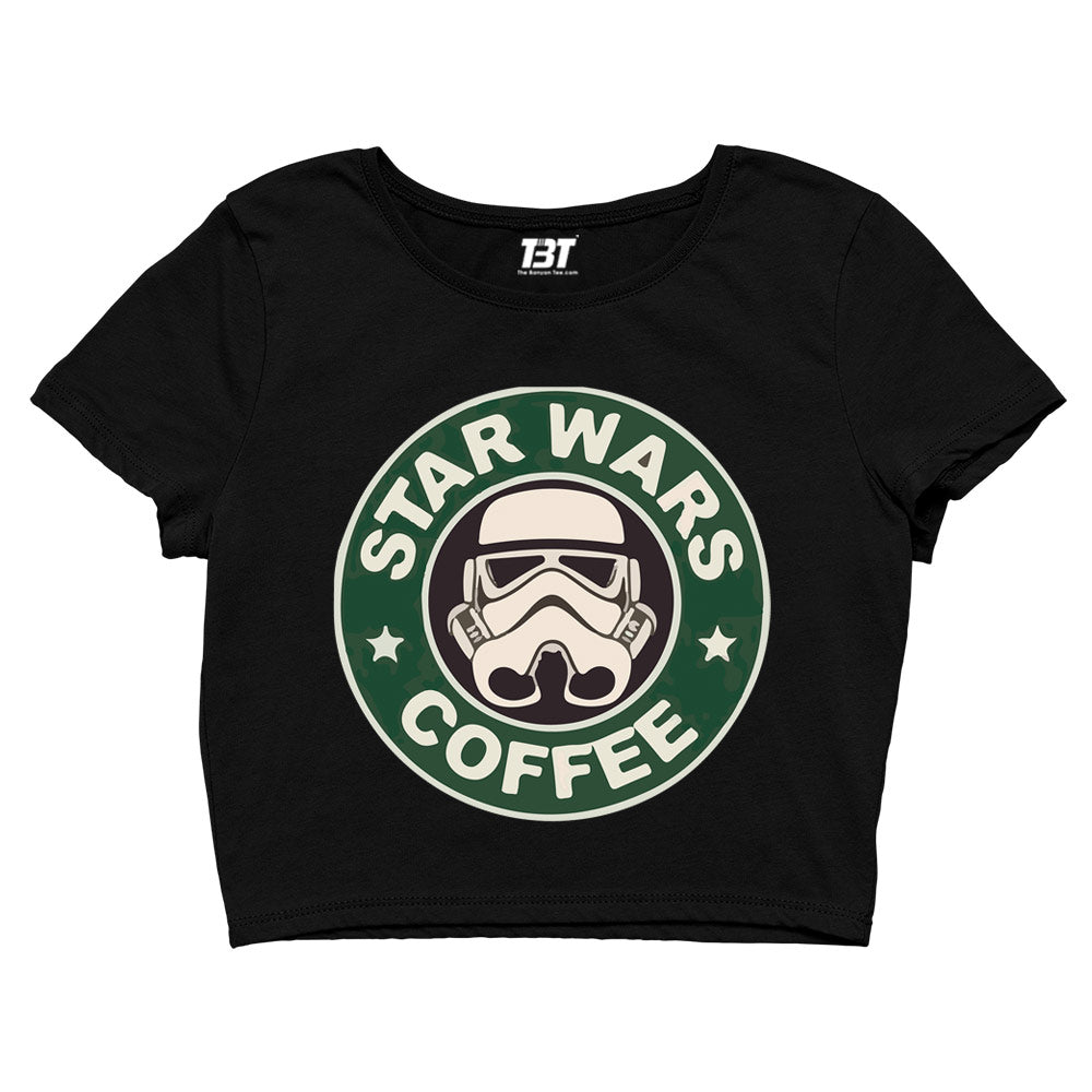 star wars star coffee crop top tv & movies buy online india the banyan tee tbt men women girls boys unisex green