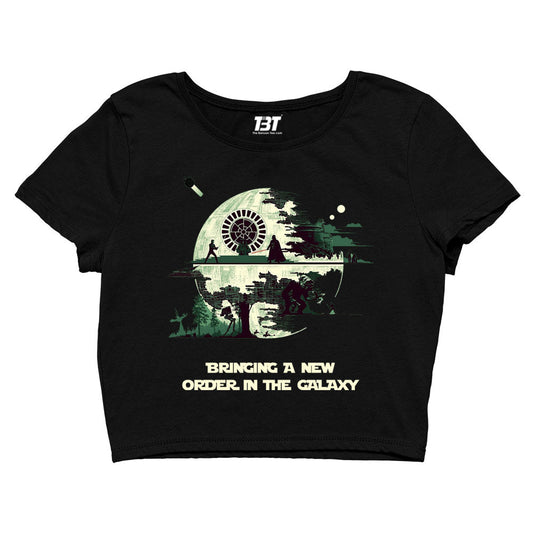 star wars a new order in the galaxy crop top tv & movies buy online india the banyan tee tbt men women girls boys unisex black