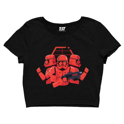 star wars stormtroopers crop top tv & movies buy online india the banyan tee tbt men women girls boys unisex black