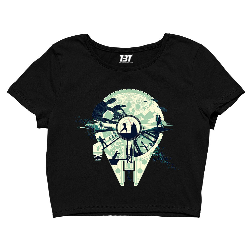 star wars luke vs. vader crop top tv & movies buy online india the banyan tee tbt men women girls boys unisex navy