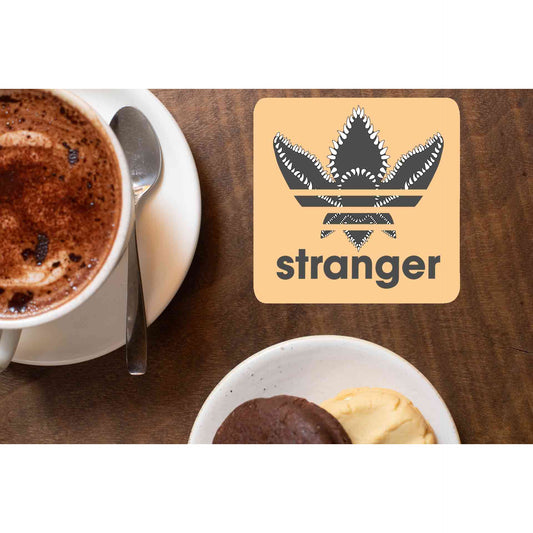 stranger things stranger coasters wooden table cups indian tv & movies buy online india the banyan tee tbt men women girls boys unisex  stranger things eleven demogorgon shadow monster dustin quote vector art clothing accessories merchandise