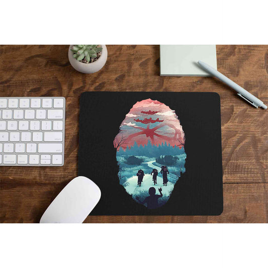 stranger things shadow monster mousepad logitech large anime tv & movies buy online india the banyan tee tbt men women girls boys unisex  stranger things eleven demogorgon shadow monster dustin quote vector art clothing accessories merchandise