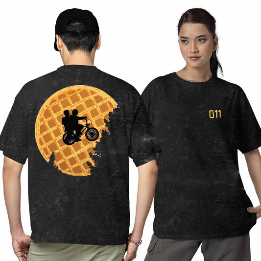 oversized t shirt - eggo tv & movies t-shirt black buy online india the banyan tee tbt men women girls boys unisex