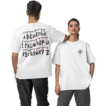 Oversized T shirt - Alphabet Wall
