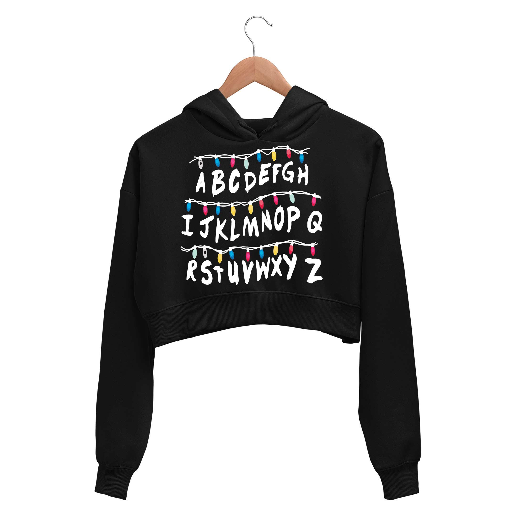 Stranger things crop hoodie online