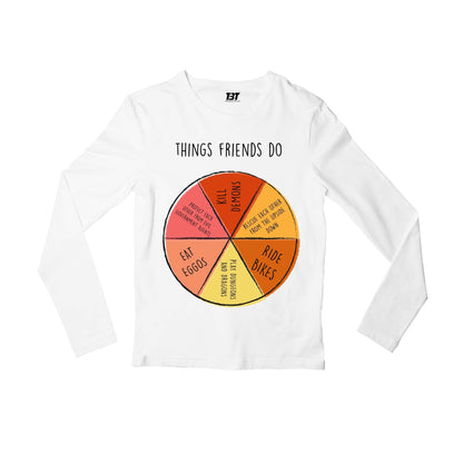 stranger things things friends do full sleeves long sleeves tv & movies buy online india the banyan tee tbt men women girls boys unisex black stranger things eleven demogorgon shadow monster dustin quote vector art clothing accessories merchandise