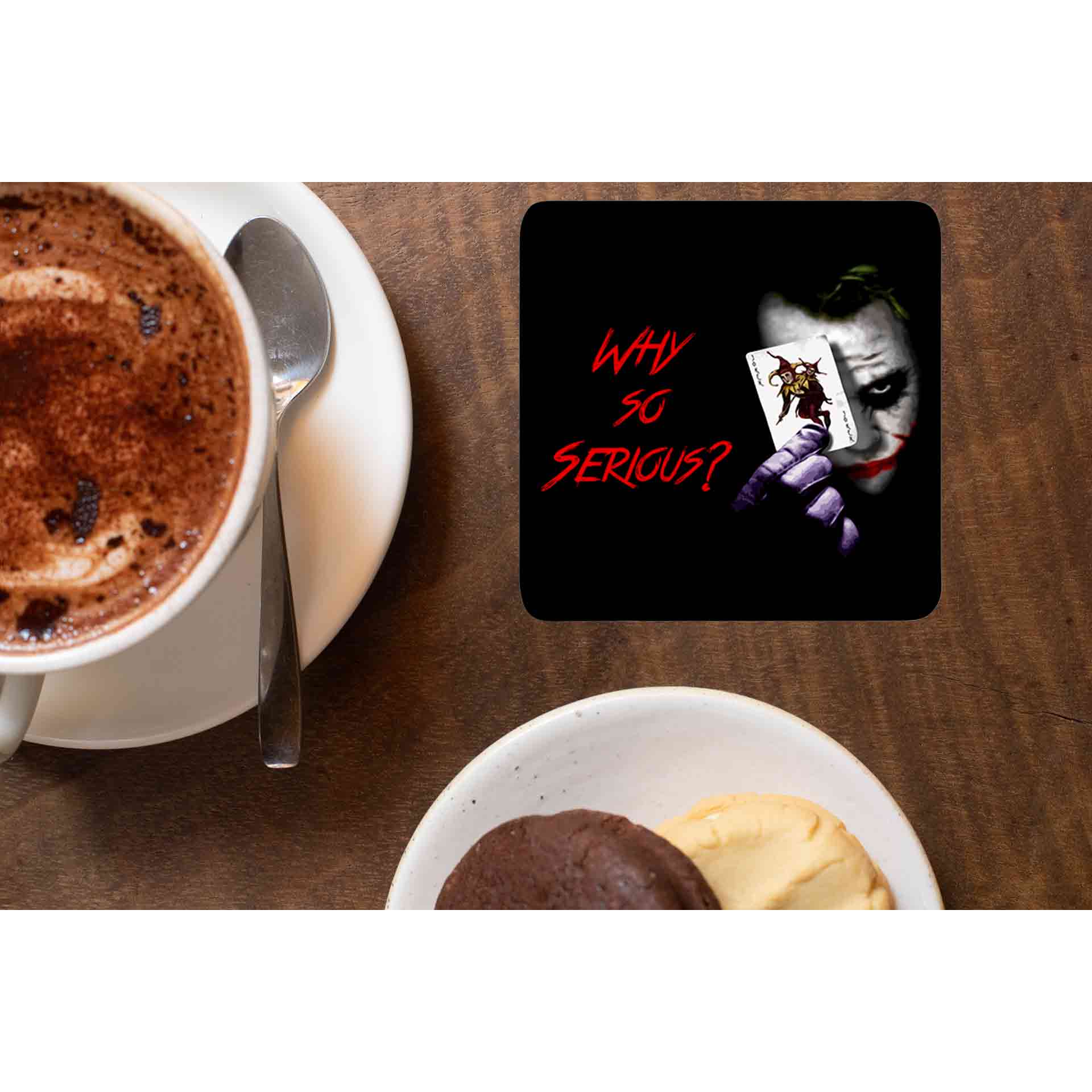 Superheroes Coaster - Joker - Why So Serious? Coasters The Banyan Tee TBT