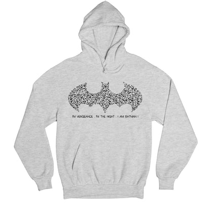 superheroes i am the knight hoodie hooded sweatshirt winterwear tv & movies buy online india the banyan tee tbt men women girls boys unisex gray 