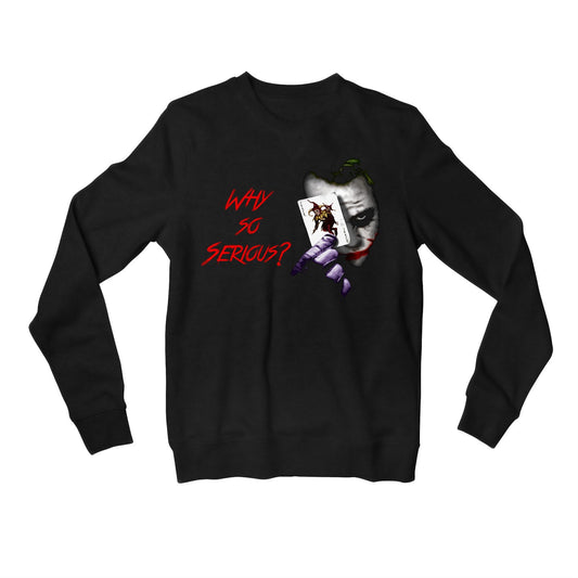 Superheroes Sweatshirt - Joker - Why So Serious? Sweatshirt The Banyan Tee TBT