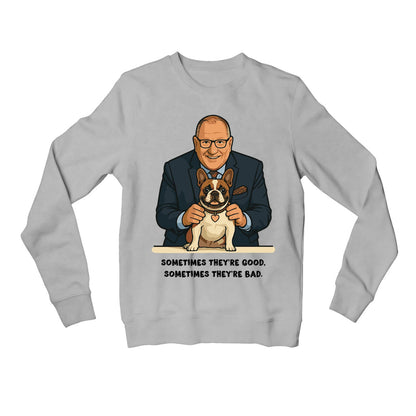 modern family sometimes sweatshirt upper winterwear tv & movies buy online india the banyan tee tbt men women girls boys unisex gray