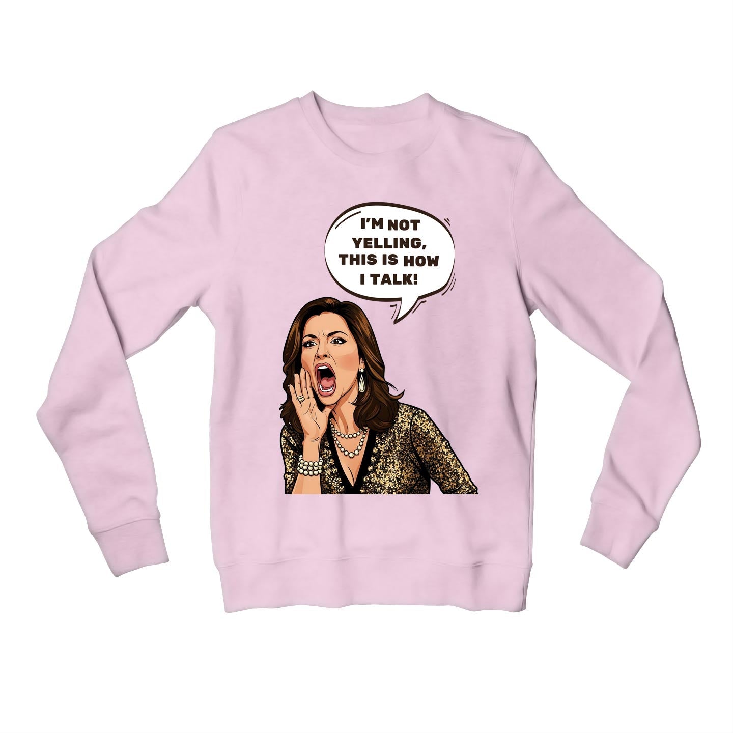 modern family how i talk sweatshirt upper winterwear tv & movies buy online india the banyan tee tbt men women girls boys unisex baby pink