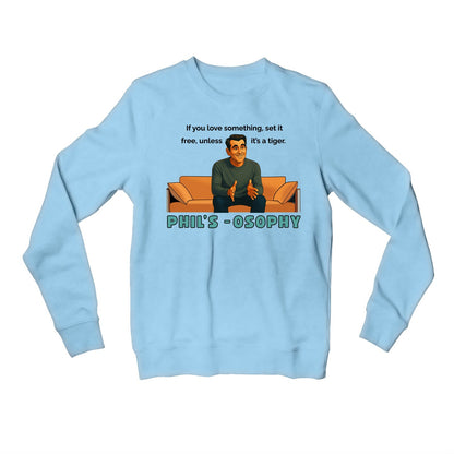 modern family philsosophy sweatshirt upper winterwear tv & movies buy online india the banyan tee tbt men women girls boys unisex baby blue