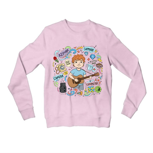 ed sheeran gingerverse sweatshirt upper winterwear music band buy online india the banyan tee tbt men women girls boys unisex baby pink 