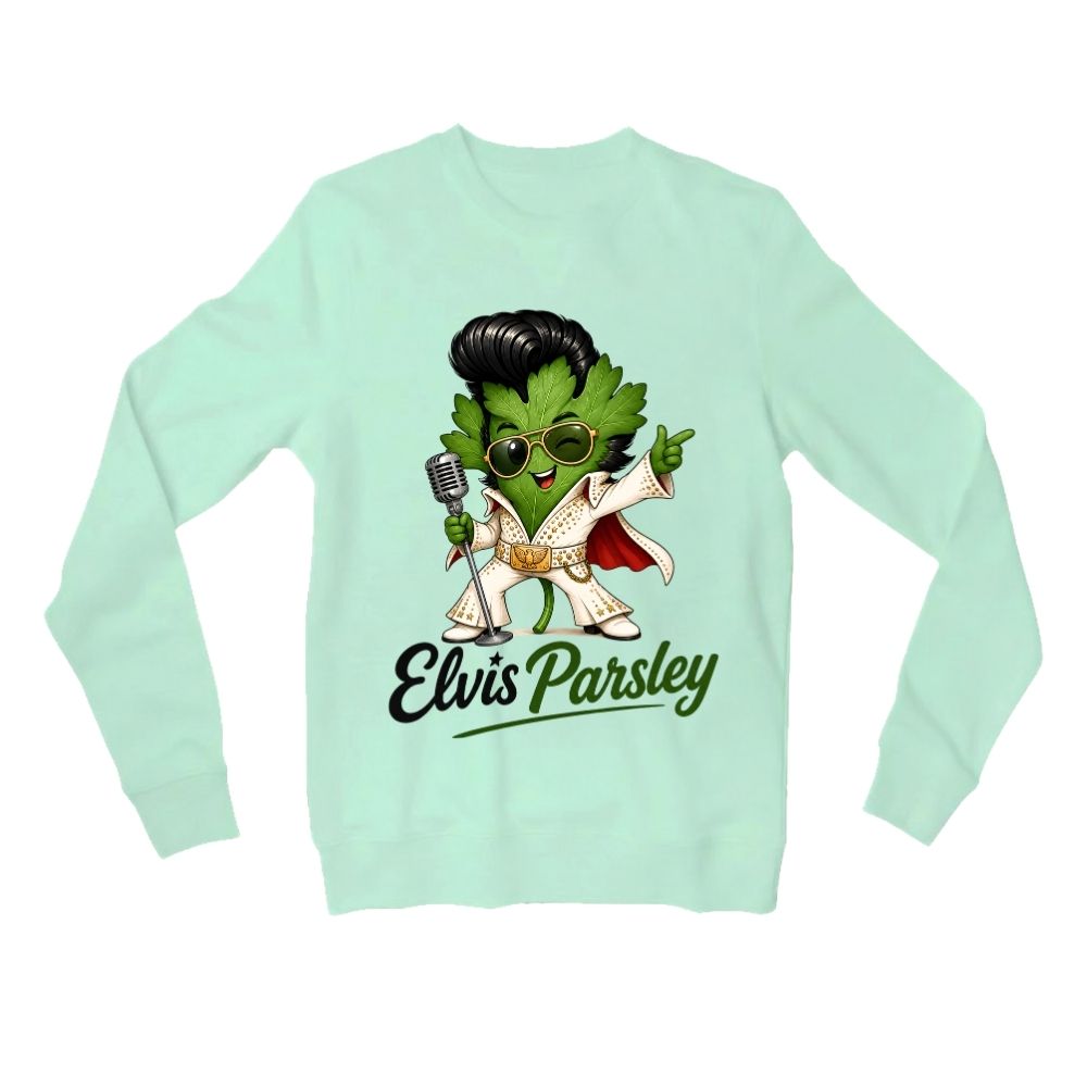 elvis presley parsley sweatshirt upper winterwear music band buy online india the banyan tee tbt men women girls boys unisex mint 